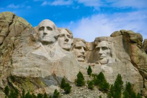 Quatre présidents américains, symboles du premier Etat constitutionnel