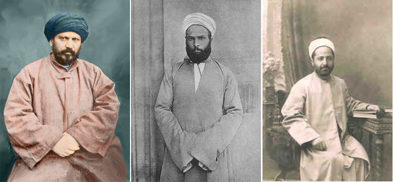 Une réforme de l'islam est-elle possible. Cette photo présente trois homme qui ont reconnu la nécessité d'une réforme de l'islam mais qui en ont eu une conception différente.