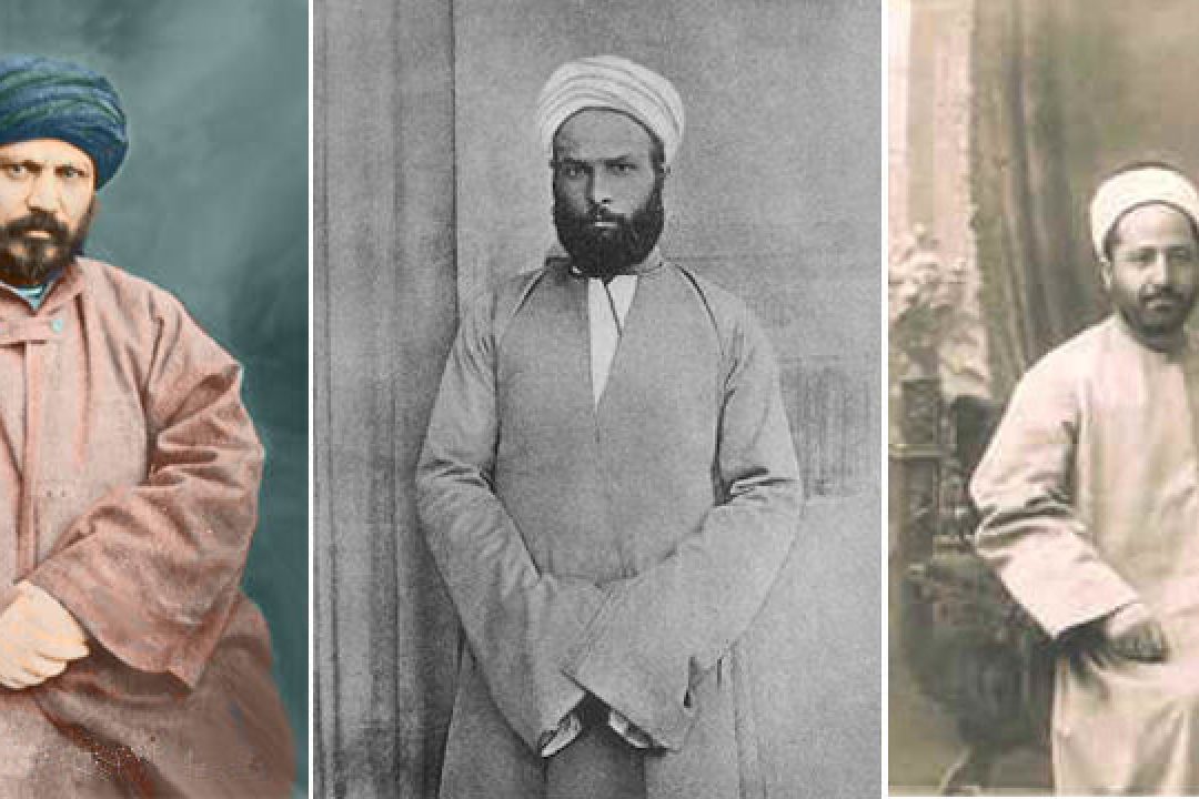 Une réforme de l'islam est-elle possible. Cette photo présente trois homme qui ont reconnu la nécessité d'une réforme de l'islam mais qui en ont eu une conception différente.